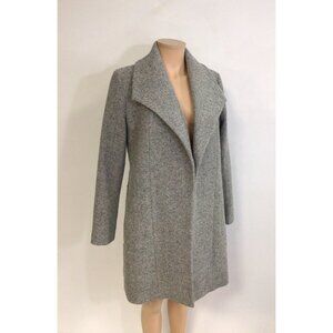 Express Long Wool Coat Tweed Womens Small